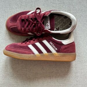 Adidas Spezial Maroon and White Sneakers size 6/5